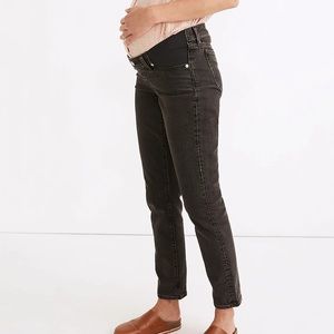 Madewell The Maternity Perfect Vintage Jean Size 32 Lunar Wash Side Panel